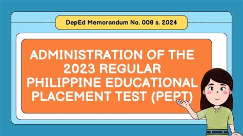 depedpines|Philippine Educational Placement Test .